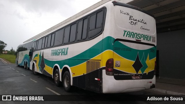 Viação Transpiauí 505 na cidade de Brasília, Distrito Federal, Brasil, por Adilson de Sousa. Número da foto: #6597094.