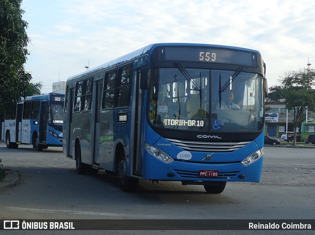 Metropolitana Transportes e Serviços 11100 na cidade de Serra, Espírito Santo, Brasil, por Reinaldo Coimbra. Número da foto: #6598113.
