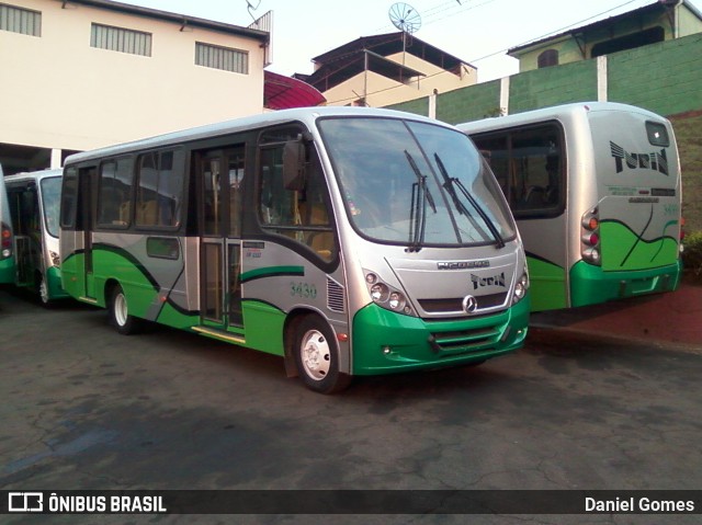 Turin Transportes 3430 na cidade de Ouro Preto, Minas Gerais, Brasil, por Daniel Gomes. Número da foto: #6596427.