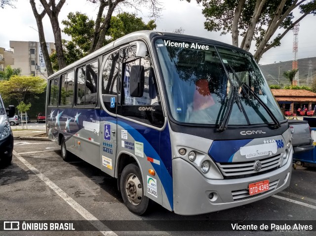 Ônibus Particulares 386 na cidade de Aparecida, São Paulo, Brasil, por Vicente de Paulo Alves. ID da foto: 6597432.