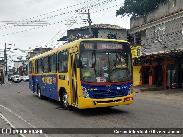 Auto Viação Reginas DC 4.141 na cidade de Duque de Caxias, Rio de Janeiro, Brasil, por Carlos Alberto de Oliveira Júnior. ID da foto: 6597063.