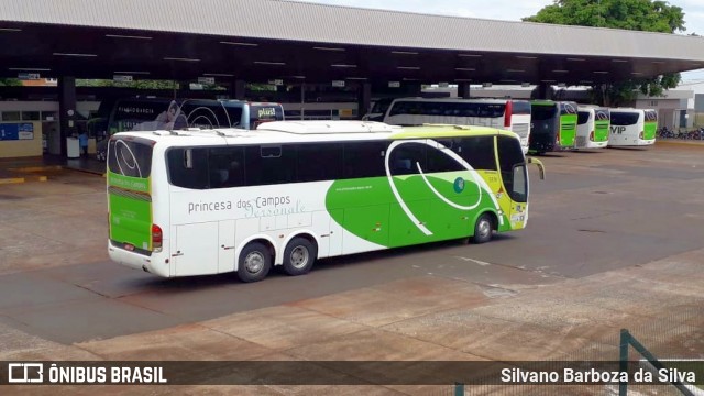 Expresso Princesa dos Campos 5936 na cidade de Foz do Iguaçu, Paraná, Brasil, por Silvano Barboza da Silva. ID da foto: 6597627.