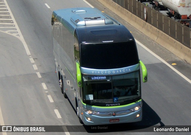 Viação Garcia 8414 na cidade de Aparecida, São Paulo, Brasil, por Leonardo Daniel. ID da foto: 6597074.