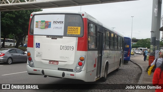 Transportes Barra D13019 na cidade de Rio de Janeiro, Rio de Janeiro, Brasil, por João Victor Damião. Número da foto: #6596912.