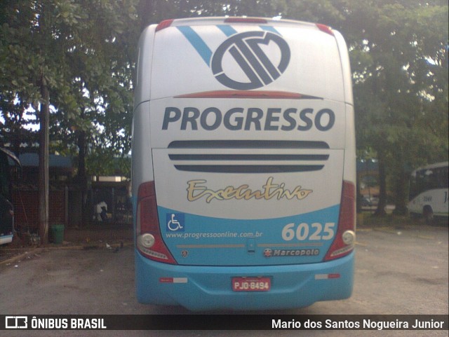 Auto Viação Progresso 6025 na cidade de Salvador, Bahia, Brasil, por Mario dos Santos Nogueira Junior. ID da foto: 6596749.