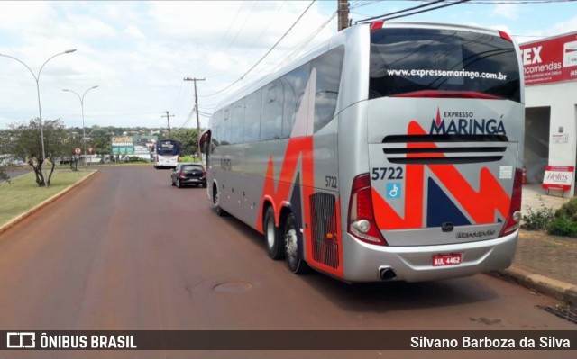 Expresso Maringá 5722 na cidade de Foz do Iguaçu, Paraná, Brasil, por Silvano Barboza da Silva. ID da foto: 6597642.