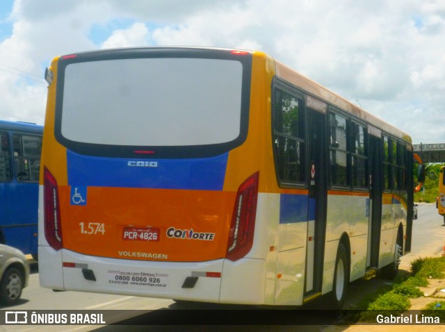 Itamaracá Transportes 1.574 na cidade de Igarassu, Pernambuco, Brasil, por Gabriel Lima. ID da foto: 6597911.