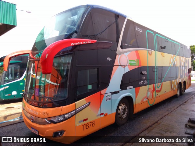 UTIL - União Transporte Interestadual de Luxo 11878 na cidade de Cuiabá, Mato Grosso, Brasil, por Silvano Barboza da Silva. Número da foto: #6596036.