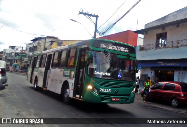OT Trans - Ótima Salvador Transportes 20126 na cidade de Salvador, Bahia, Brasil, por Matheus Zeferino. Número da foto: #6600438.