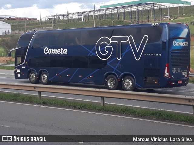 Viação Cometa 18302 na cidade de Oliveira, Minas Gerais, Brasil, por Marcus Vinicius Lara Silva. Número da foto: #6600006.