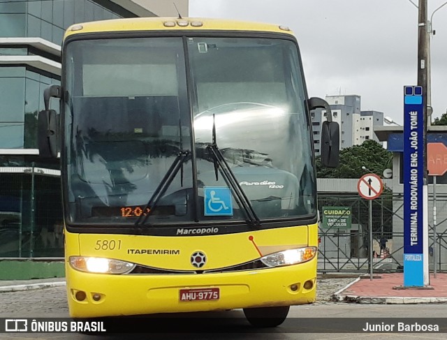 Viação Itapemirim 5801 na cidade de Fortaleza, Ceará, Brasil, por Junior Barbosa. ID da foto: 6600335.