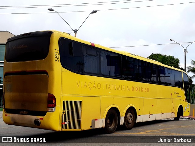 Viação Itapemirim 5801 na cidade de Fortaleza, Ceará, Brasil, por Junior Barbosa. Número da foto: #6600345.