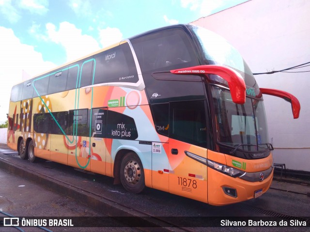 UTIL - União Transporte Interestadual de Luxo 11878 na cidade de Cuiabá, Mato Grosso, Brasil, por Silvano Barboza da Silva. ID da foto: 6598843.