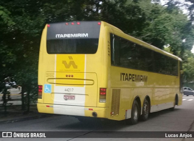 Viação Itapemirim 44217 na cidade de São Paulo, São Paulo, Brasil, por Lucas Anjos. Número da foto: #6600717.