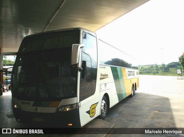 Empresa Gontijo de Transportes 11940 na cidade de João Monlevade, Minas Gerais, Brasil, por Marcelo Henrique. ID da foto: 6599180.