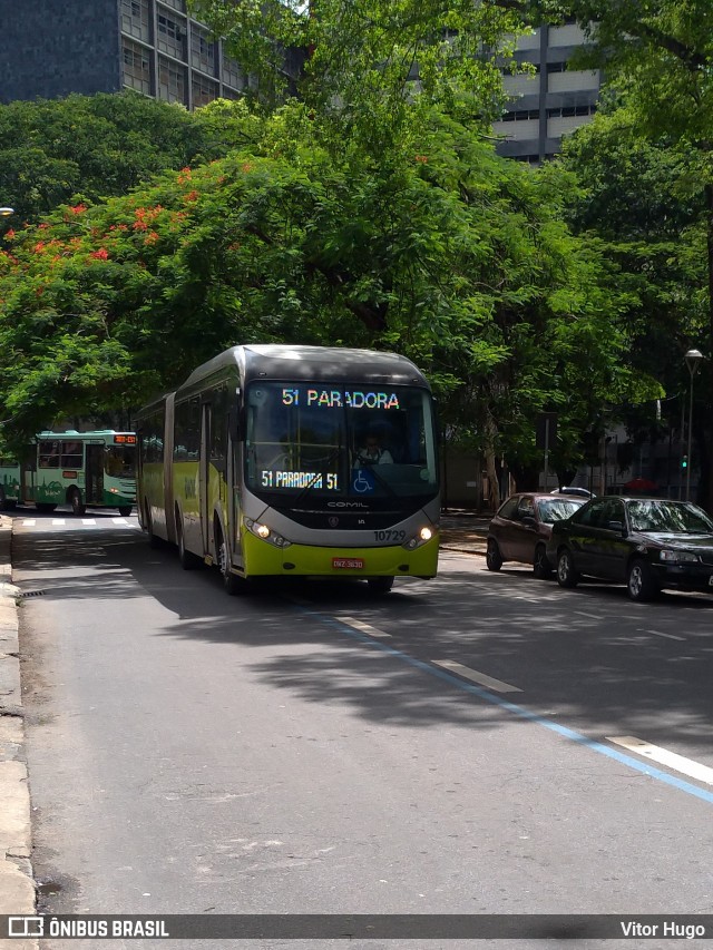 São Dimas Transportes 10729 na cidade de Belo Horizonte, Minas Gerais, Brasil, por Vitor Hugo. ID da foto: 6602826.