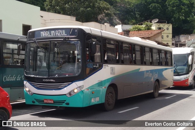 Marlim Azul Turismo 9095 na cidade de Vitória, Espírito Santo, Brasil, por Everton Costa Goltara. ID da foto: 6601345.