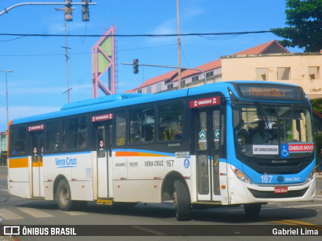 Expresso Vera Cruz 167 na cidade de Recife, Pernambuco, Brasil, por Gabriel Lima. Número da foto: #6601540.