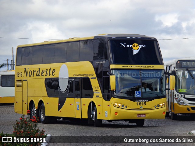 Viação Nordeste 1616 na cidade de Natal, Rio Grande do Norte, Brasil, por Gutemberg dos Santos da Silva. Número da foto: #6603138.