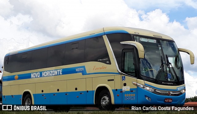 Viação Novo Horizonte 1037211 na cidade de Vitória da Conquista, Bahia, Brasil, por Rian Carlos Costa Fagundes . Número da foto: #6601327.