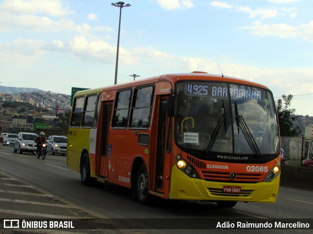 Vianel > Auto Viação Pioneira 02065 na cidade de Belo Horizonte, Minas Gerais, Brasil, por Adão Raimundo Marcelino. Número da foto: #6603353.