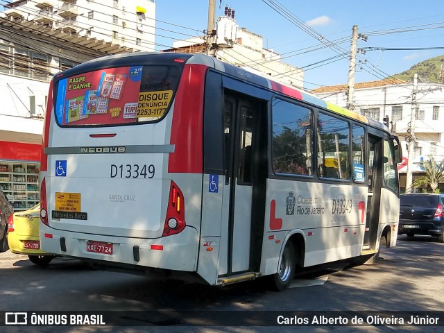 Transportes Barra D13349 na cidade de Rio de Janeiro, Rio de Janeiro, Brasil, por Carlos Alberto de Oliveira Júnior. ID da foto: 6602842.