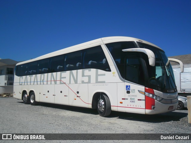 Auto Viação Catarinense 3363 na cidade de Brusque, Santa Catarina, Brasil, por Daniel Cezari. ID da foto: 6601286.