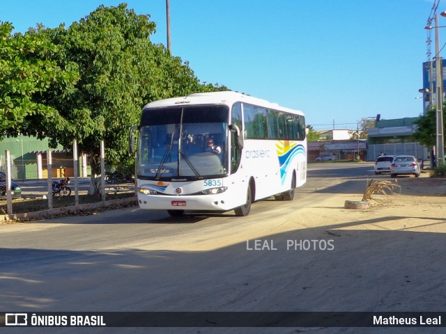 Expresso Brasileiro 5835 na cidade de Teixeira de Freitas, Bahia, Brasil, por Matheus Leal. Número da foto: #6601223.