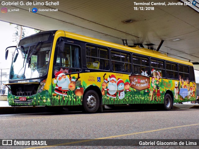 Gidion Transporte e Turismo 11706 na cidade de Joinville, Santa Catarina, Brasil, por Gabriel Giacomin de Lima. Número da foto: #6602988.