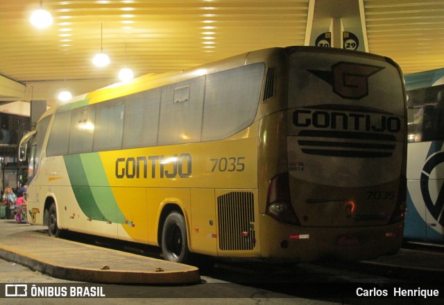 Empresa Gontijo de Transportes 7035 na cidade de Salvador, Bahia, Brasil, por Carlos  Henrique. Número da foto: #6601748.