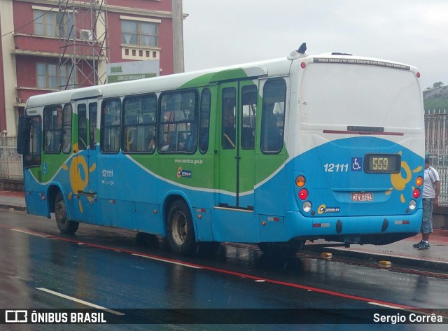 Viação Praia Sol 12111 na cidade de Vitória, Espírito Santo, Brasil, por Sergio Corrêa. ID da foto: 6601647.