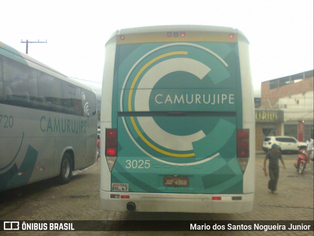 Auto Viação Camurujipe 3025 na cidade de Jaguaquara, Bahia, Brasil, por Mario dos Santos Nogueira Junior. ID da foto: 6601566.