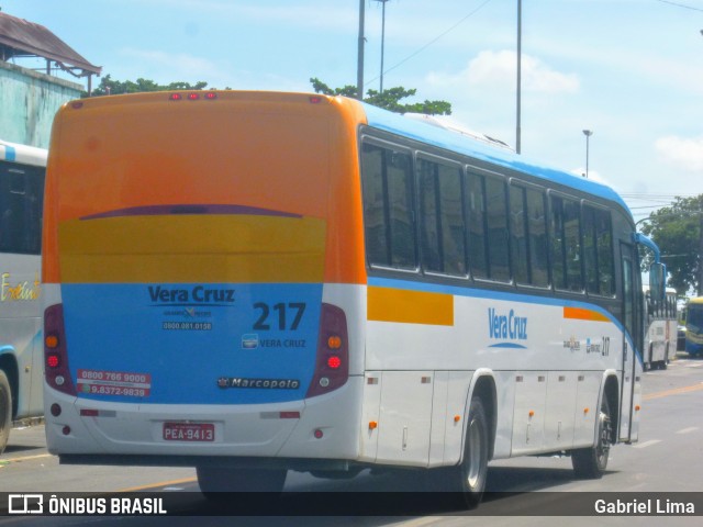 Expresso Vera Cruz 217 na cidade de Recife, Pernambuco, Brasil, por Gabriel Lima. Número da foto: #6601537.