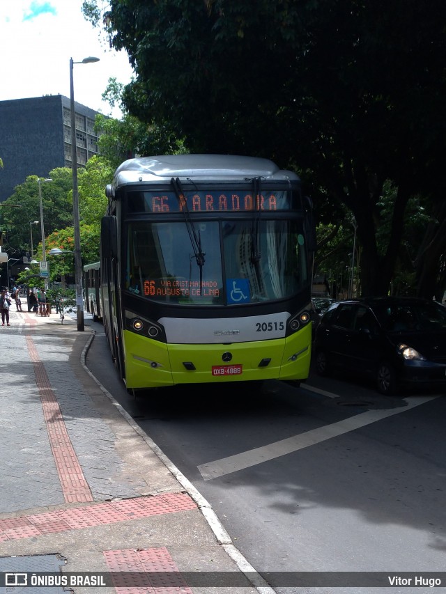 Viação Progresso 20515 na cidade de Belo Horizonte, Minas Gerais, Brasil, por Vitor Hugo. ID da foto: 6602806.