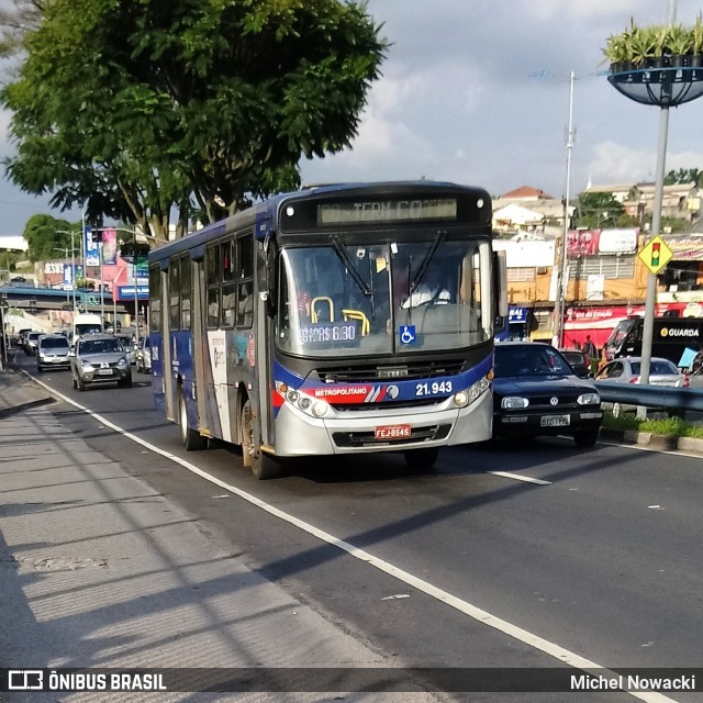 Viação Osasco 21.943 na cidade de Itapevi, São Paulo, Brasil, por Michel Nowacki. Número da foto: #6603549.