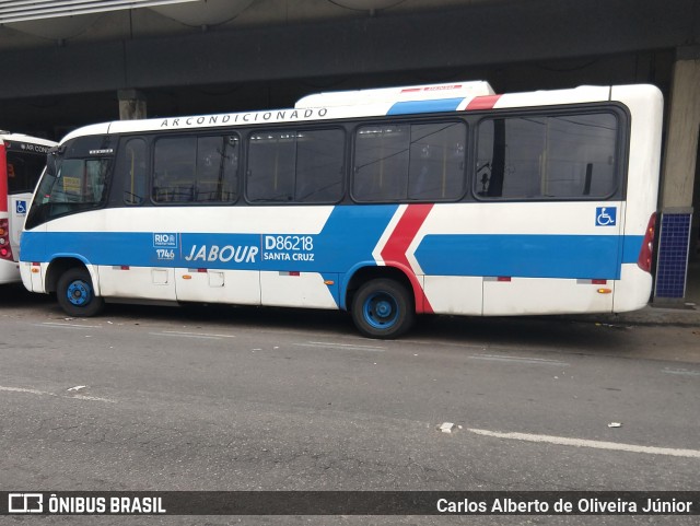 Auto Viação Jabour D86218 na cidade de Rio de Janeiro, Rio de Janeiro, Brasil, por Carlos Alberto de Oliveira Júnior. Número da foto: #6605813.