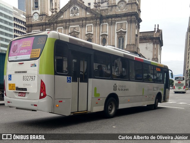 Viação Pavunense B32797 na cidade de Rio de Janeiro, Rio de Janeiro, Brasil, por Carlos Alberto de Oliveira Júnior. ID da foto: 6605745.