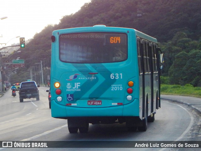 TUSMIL - Transporte Urbano São Miguel 631 na cidade de Juiz de Fora, Minas Gerais, Brasil, por André Luiz Gomes de Souza. ID da foto: 6605747.