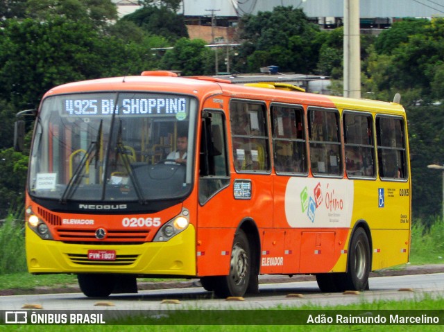 Vianel > Auto Viação Pioneira 02065 na cidade de Belo Horizonte, Minas Gerais, Brasil, por Adão Raimundo Marcelino. ID da foto: 6605811.