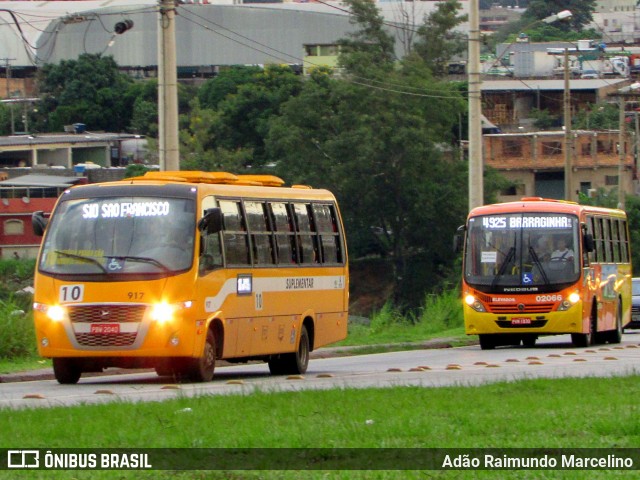 Transporte Suplementar de Belo Horizonte 917 na cidade de Belo Horizonte, Minas Gerais, Brasil, por Adão Raimundo Marcelino. ID da foto: 6605831.