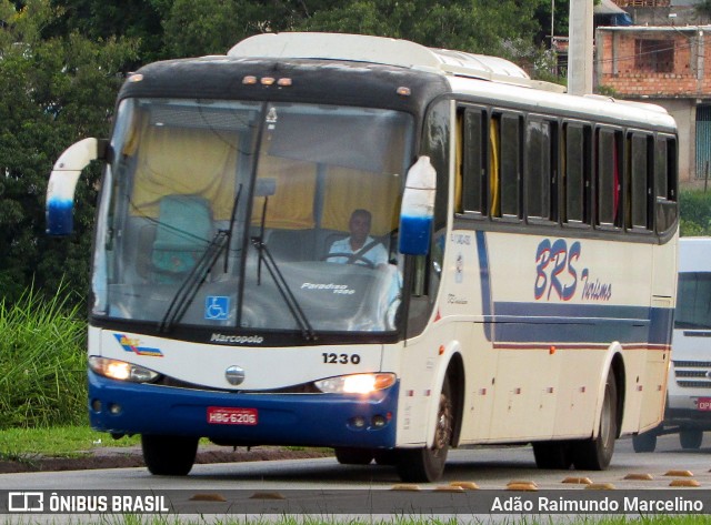 BRS Turismo 1230 na cidade de Belo Horizonte, Minas Gerais, Brasil, por Adão Raimundo Marcelino. ID da foto: 6605796.