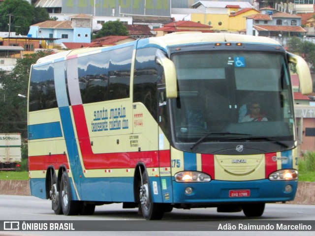 Transporte Coletivo Santa Maria 275 na cidade de Belo Horizonte, Minas Gerais, Brasil, por Adão Raimundo Marcelino. ID da foto: 6605822.