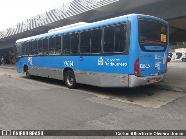 Auto Viação Jabour D86024 na cidade de Rio de Janeiro, Rio de Janeiro, Brasil, por Carlos Alberto de Oliveira Júnior. ID da foto: 6605758.