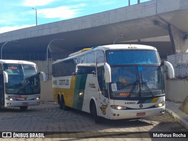 Empresa Gontijo de Transportes 14985 na cidade de Belo Horizonte, Minas Gerais, Brasil, por Matheus Rocha. Número da foto: #6606145.