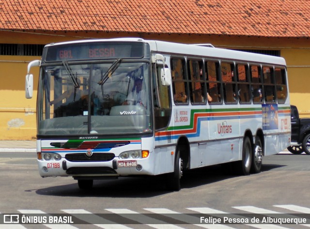 Consórcio Unitrans - 07 > Transnacional 07199 na cidade de João Pessoa, Paraíba, Brasil, por Felipe Pessoa de Albuquerque. ID da foto: 6604562.