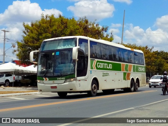 Empresa Gontijo de Transportes 21040 na cidade de Eunápolis, Bahia, Brasil, por Iago Santos Santana. Número da foto: #6605269.