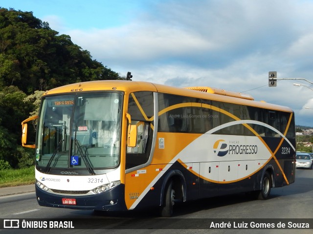 Viação Progresso 32314 na cidade de Juiz de Fora, Minas Gerais, Brasil, por André Luiz Gomes de Souza. Número da foto: #6605678.