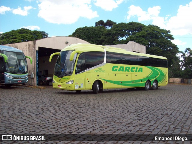 Viação Garcia 7149 na cidade de Ivaiporã, Paraná, Brasil, por Emanoel Diego.. ID da foto: 6603916.