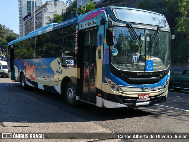 UTIL - União Transporte Interestadual de Luxo 8805 na cidade de Rio de Janeiro, Rio de Janeiro, Brasil, por Carlos Alberto de Oliveira Júnior. ID da foto: 6605779.