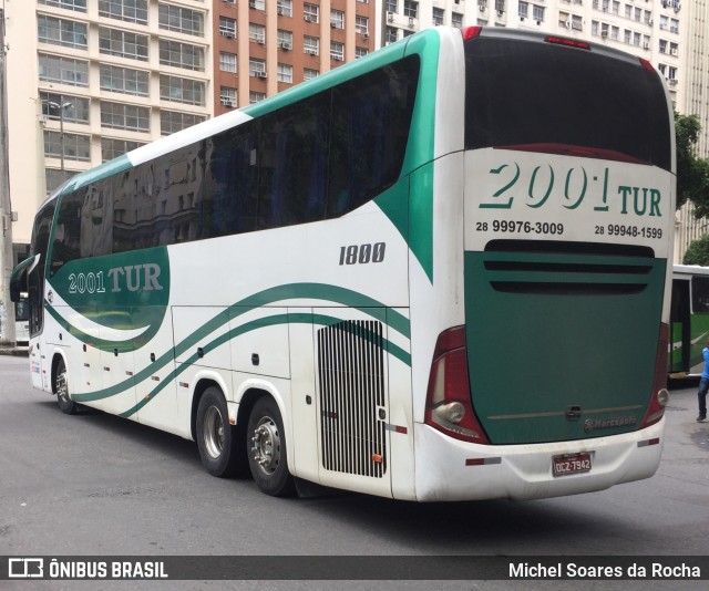 2001 Transportes e Turismo 1800 na cidade de Rio de Janeiro, Rio de Janeiro, Brasil, por Michel Soares da Rocha. Número da foto: #6607370.